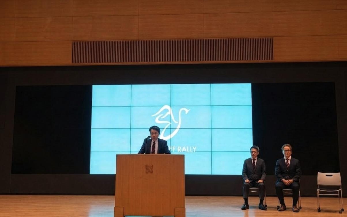 Takeoff Rally 2026の壇上